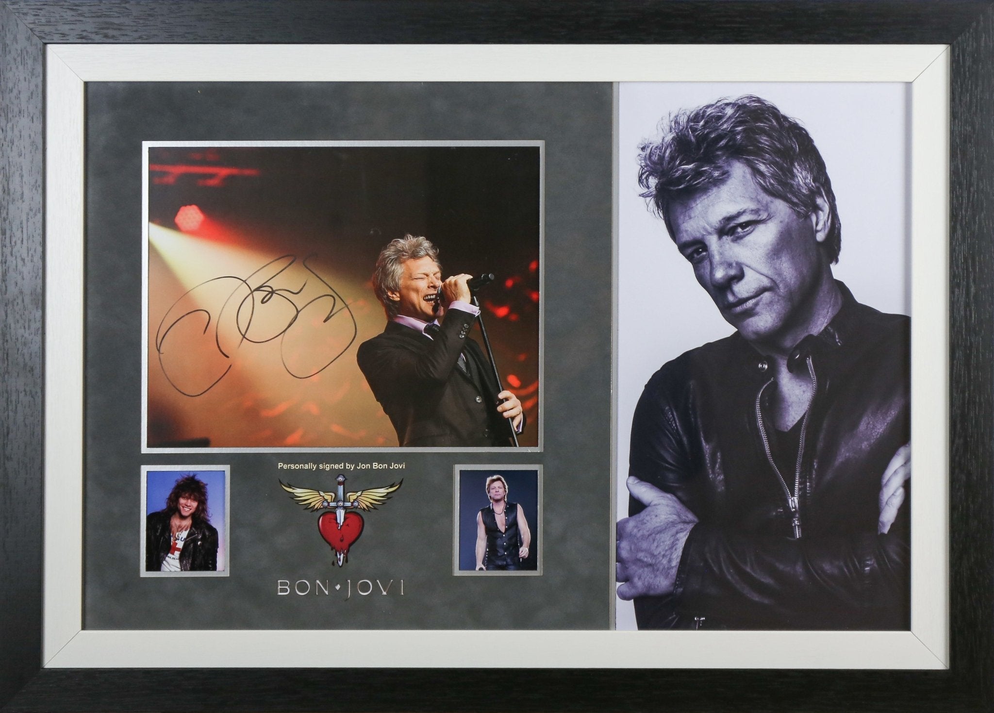 Jon Bon Jovi Signed 12x16 Photograph Framed Display - Memorabilia Framers Shop